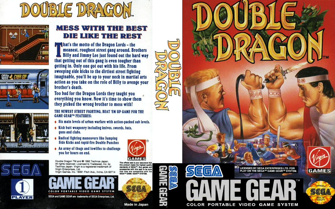 Double Dragon - The Revenge of Billy Lee — box-texture (US)