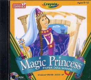 Crayola Magic Princess: Paper Doll Maker box art