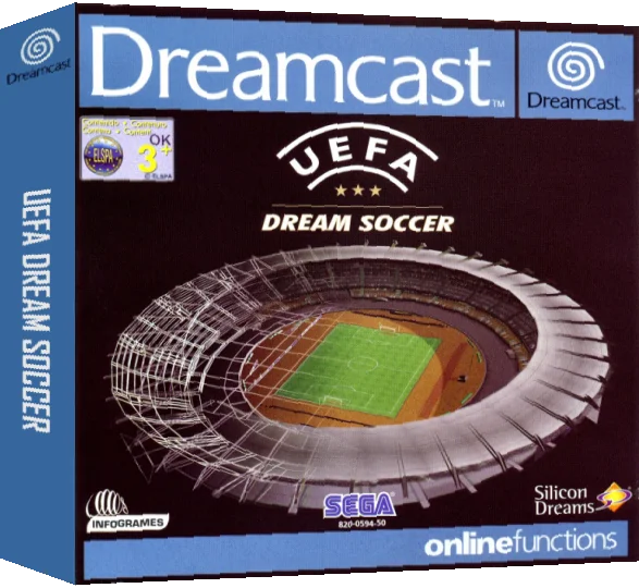 UEFA Dream Soccer — box-3D (EU)