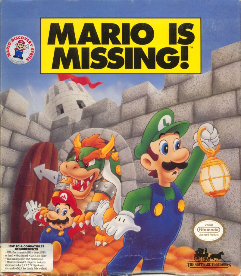 Mario Is Missing! box art