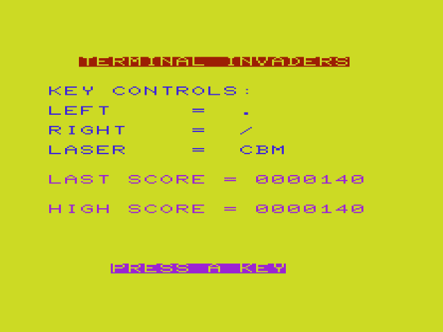 Terminal Invaders — sstitle (WOR)
