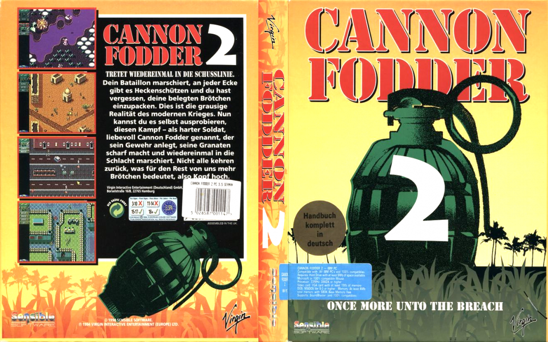 Cannon Fodder 2 — box-texture (EU)