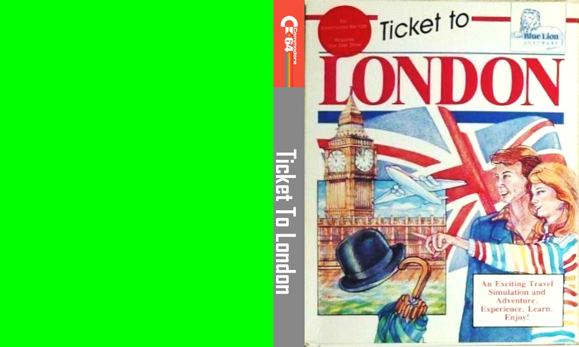 Ticket to London — box-texture (US)