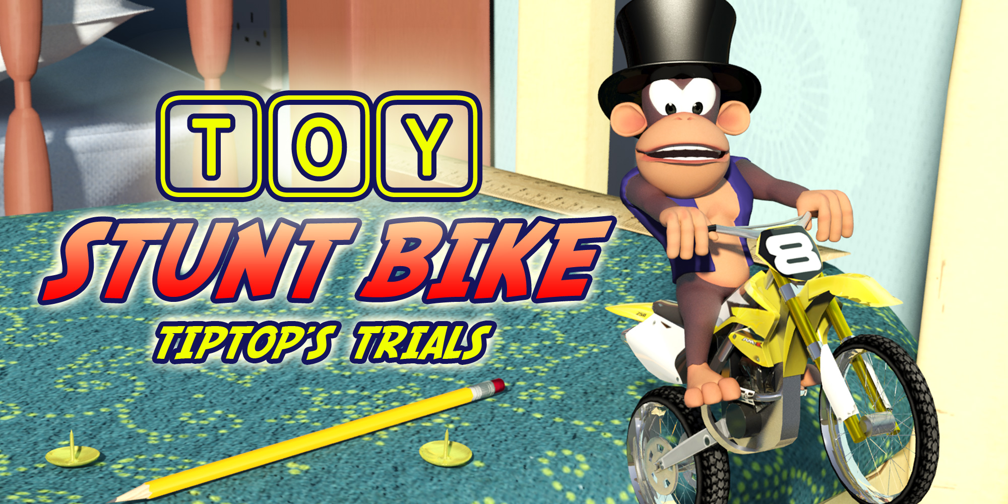 Toy Stunt Bike: Tiptop's Trials — sstitle (WOR)