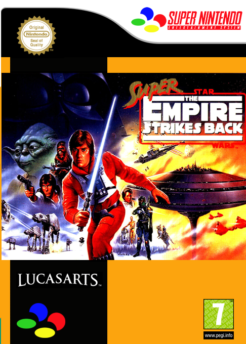 Super Star Wars - The Empire Strikes Back — box-2D (EU)