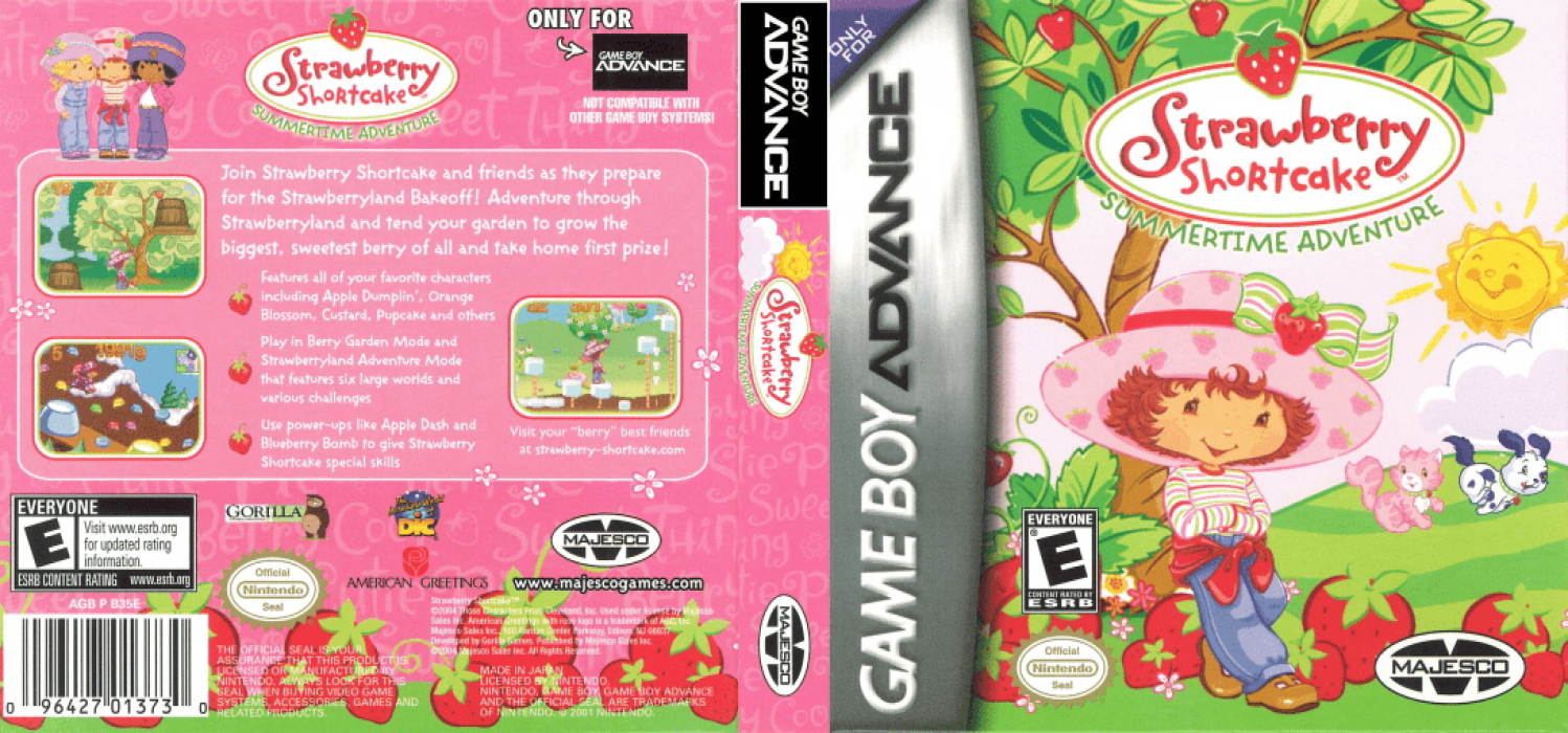 Strawberry Shortcake - Summertime Adventure — box-texture (US)