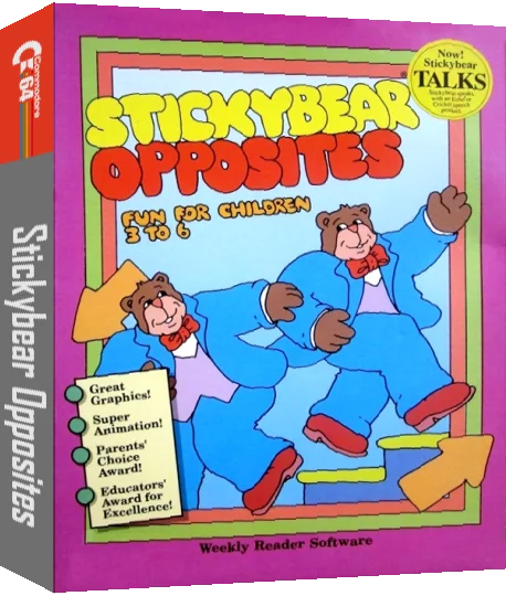 Stickybear Opposites — box-3D (US)