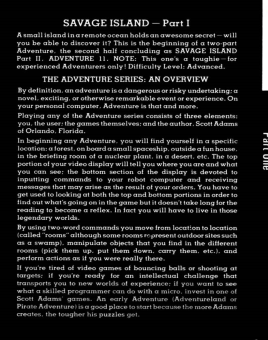 Savage Island Part 1 — box-2D-back (WOR)