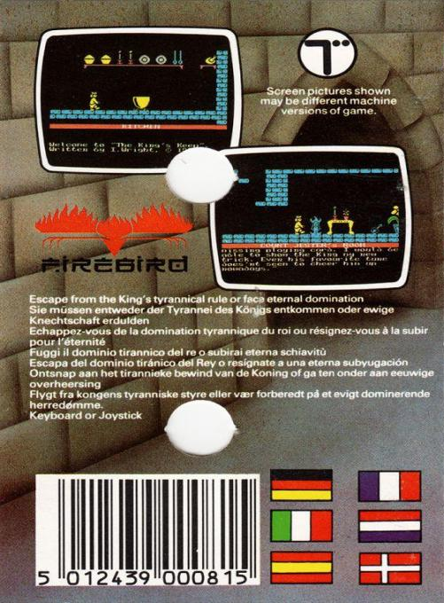 The King's Keep — box-2D-back (EU)