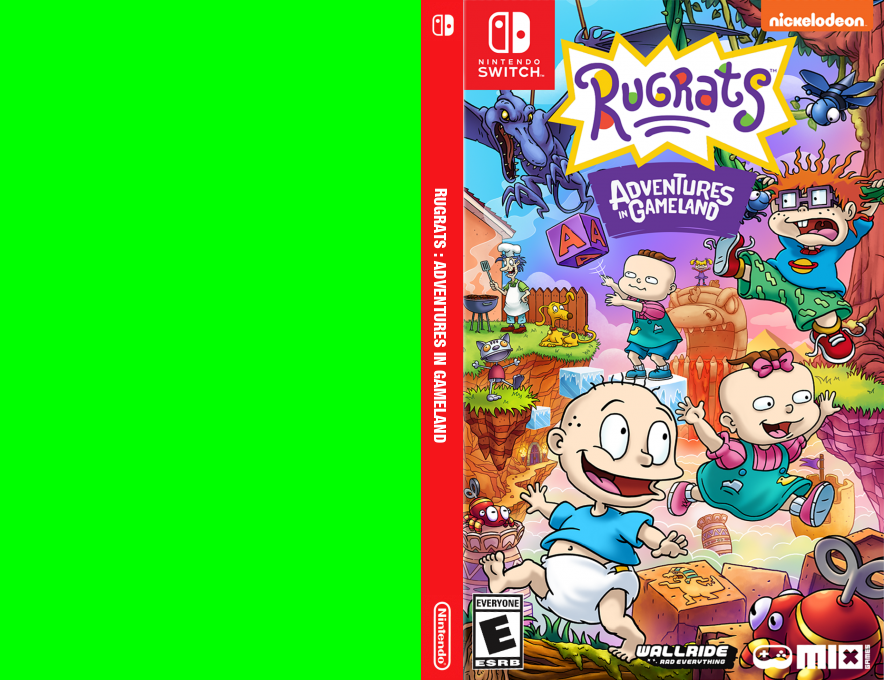 Rugrats - Adventures in Gameland — box-texture (US)