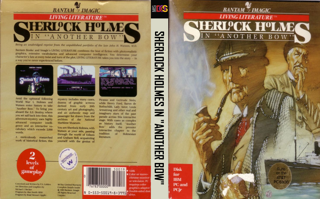Sherlock Holmes in "Another Bow" — box-texture (US)