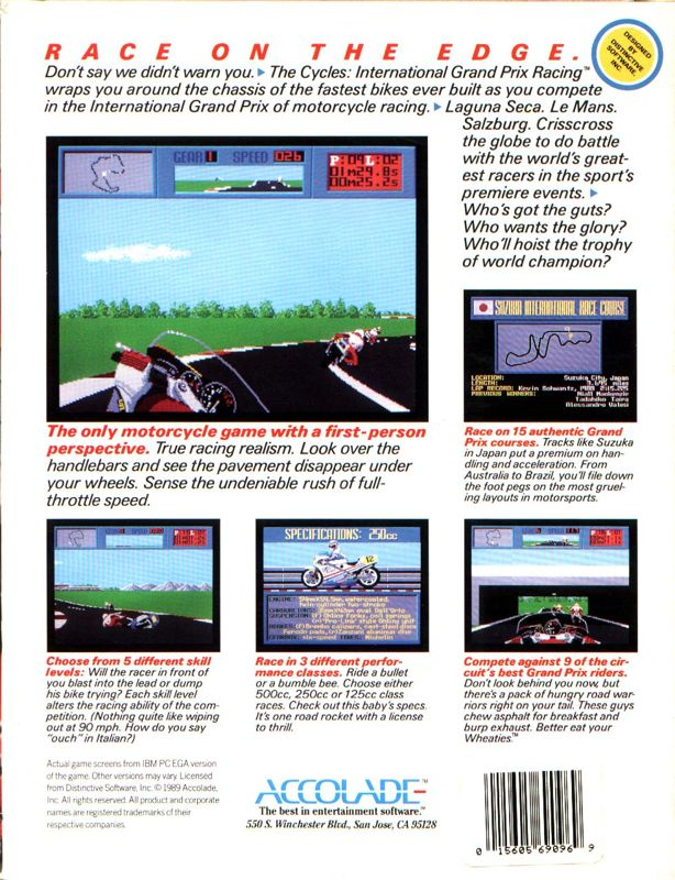 Cycles, The - International Grand Prix Racing — box-2D-back (US)