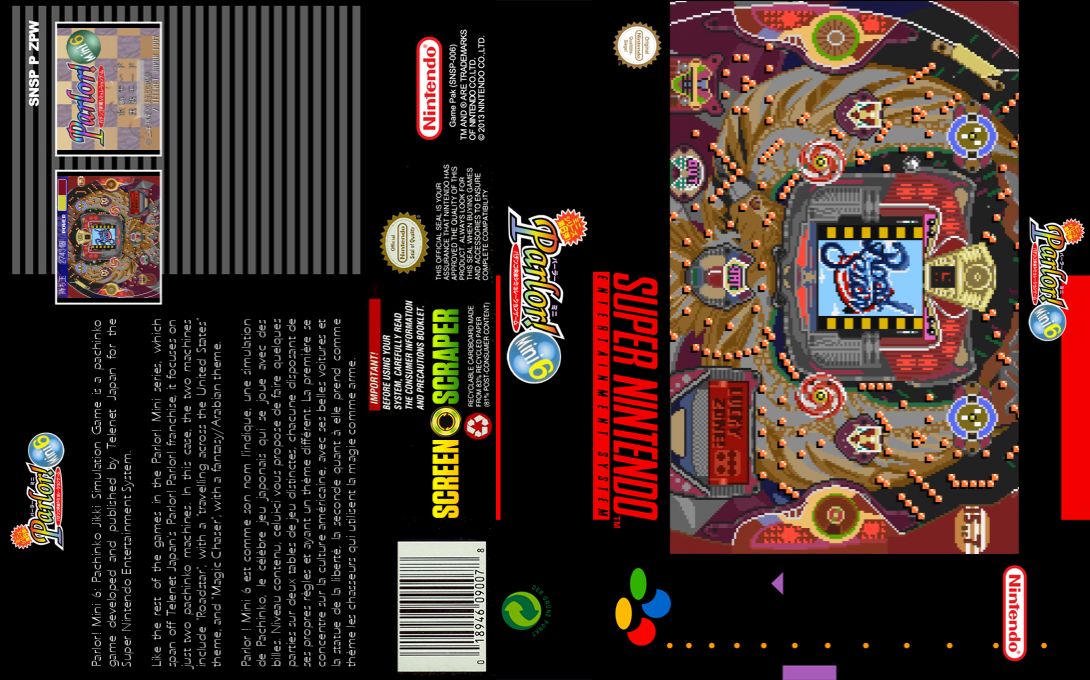 Parlor! Mini 6 - Pachinko Jikki Simulation Game — box-texture (SS)
