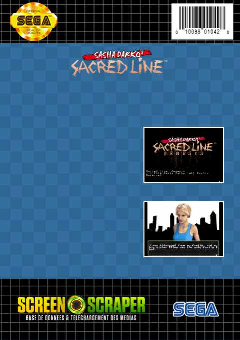Sacred Line II — box-2D-back (SS)