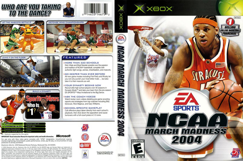 Ncaa March Madness 2004 — box-texture (US)