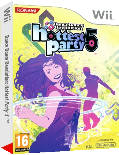 Dance Dance Revolution - Hottest Party 5 — box-3D (FR)