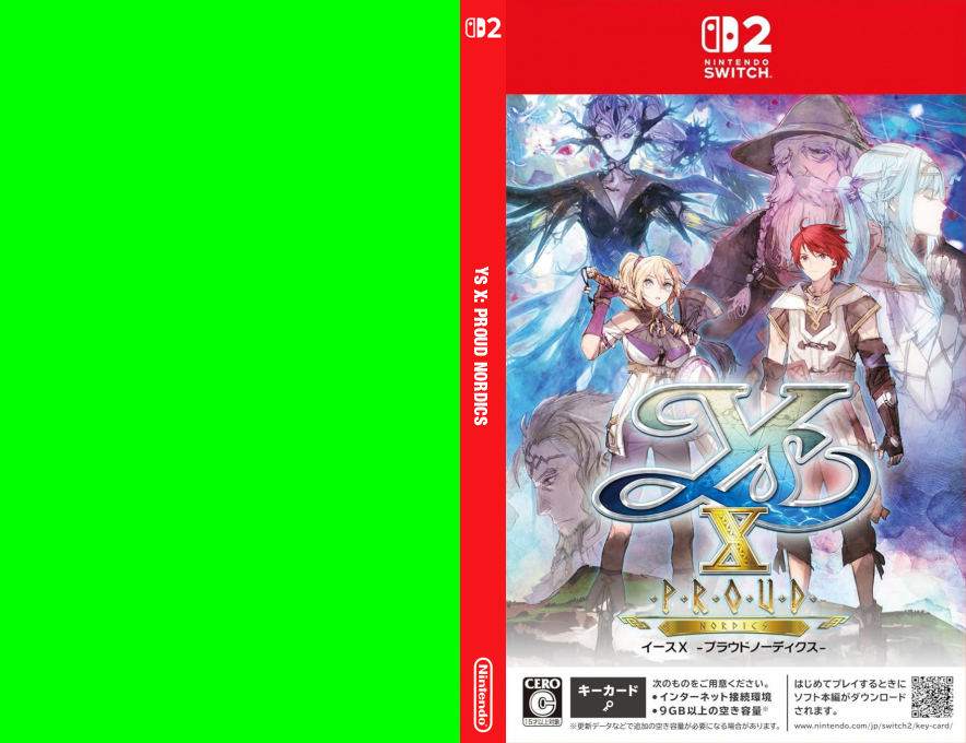 Ys X - Proud Nordics — box-texture (JP)