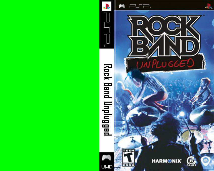 Rock Band Unplugged — box-texture (US)
