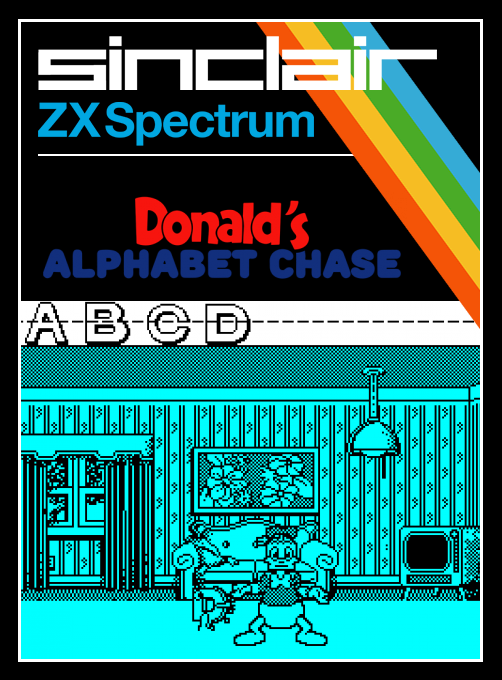 Donald's Alphabet Chase box art