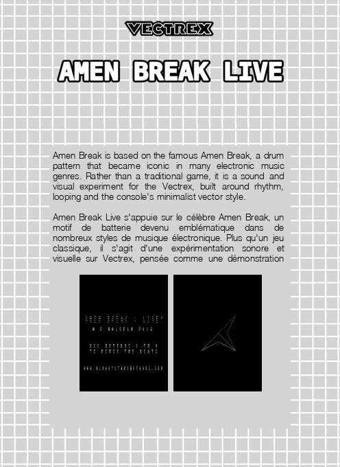 Amen Break Live — box-2D-back (WOR)