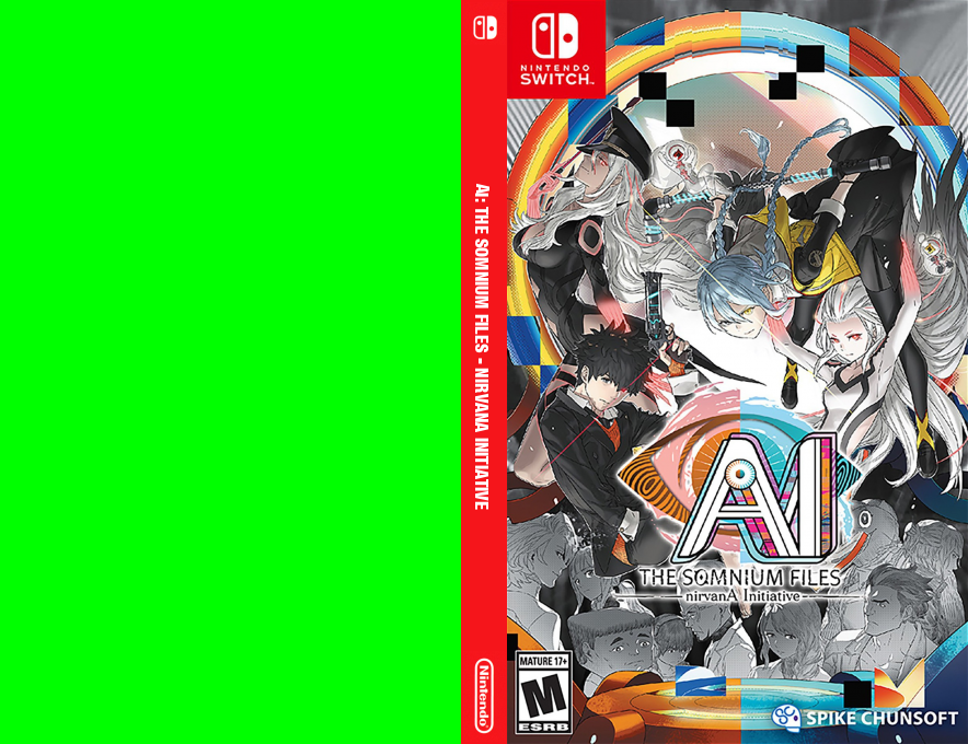 AI - The Somnium Files - Nirvana Initiative — box-texture (US)