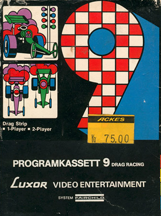 Videocart-9 - Drag Strip — box-2D (SE)