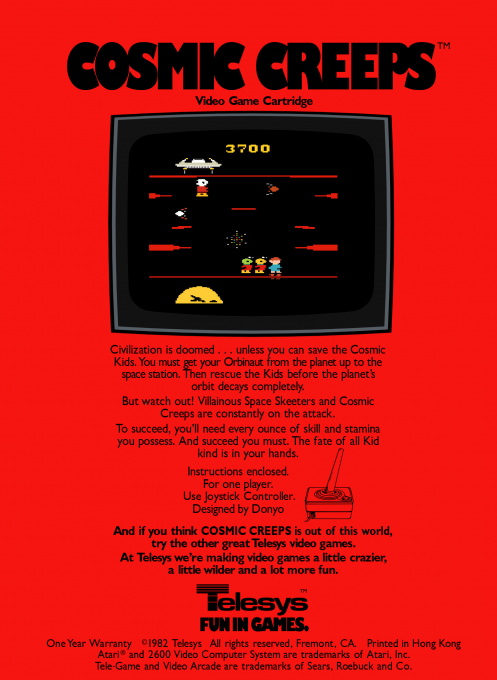 Cosmic Creeps — box-2D-back (US)