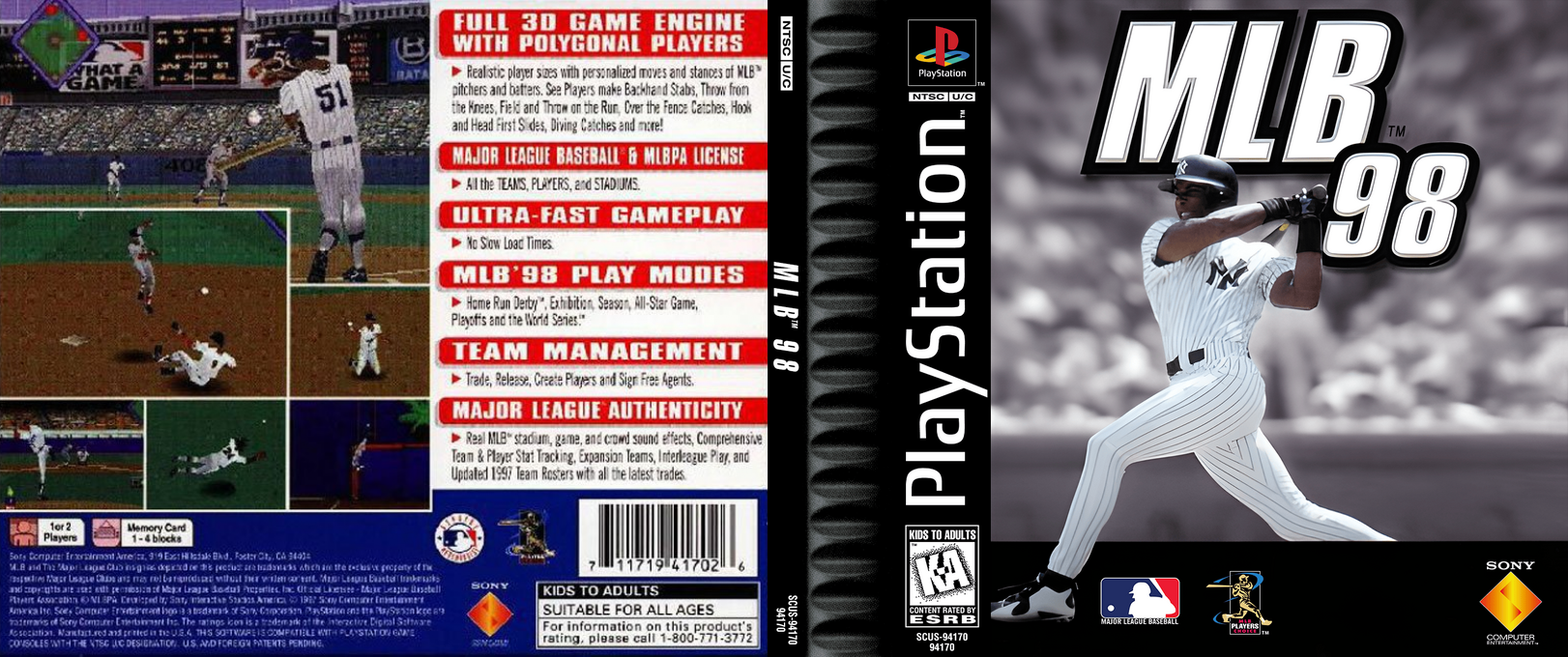 MLB 98 — box-texture (US)