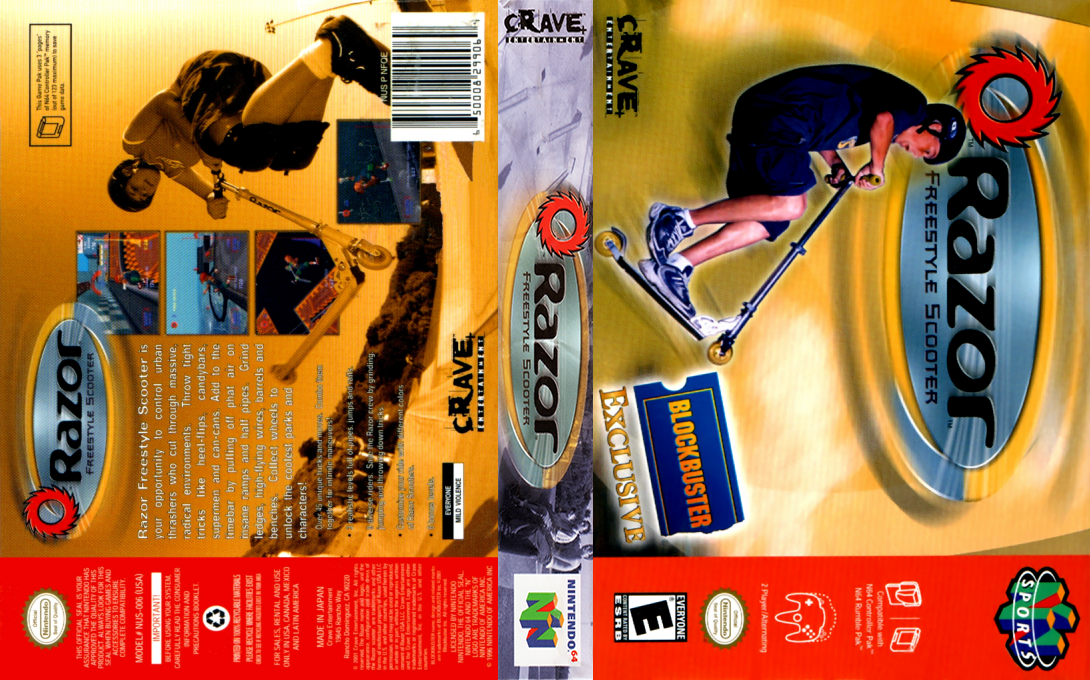 Razor Freestyle Scooter — box-texture (US)