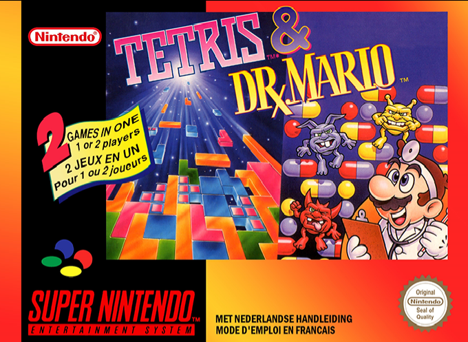 Tetris And Dr. Mario — box-2D (EU)