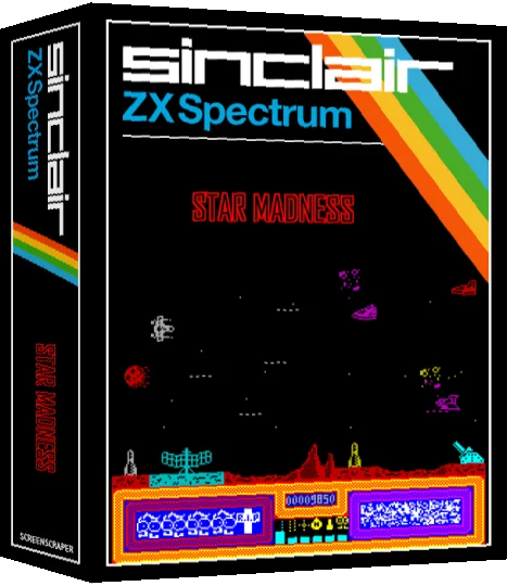 Star Madness — box-3D (SS)