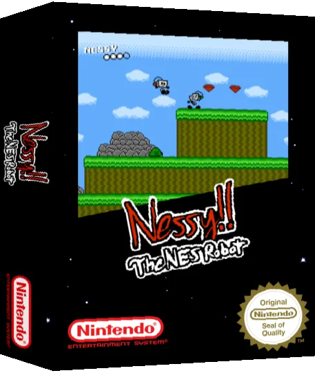 Nessy the NES Robot — box-3D (SS)