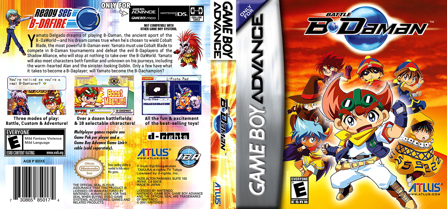 Battle B-Daman — box-texture (US)