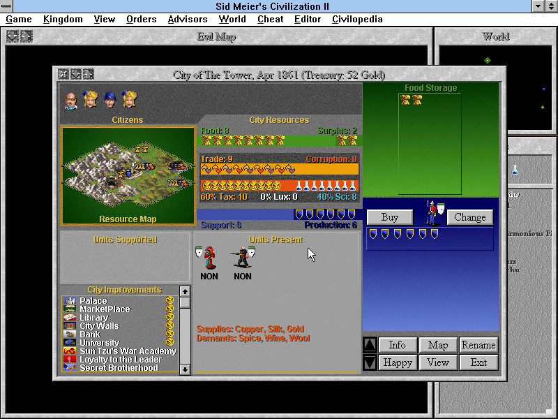 Sid Meier's Civilization II: The Collector's Edition — ss (WOR)