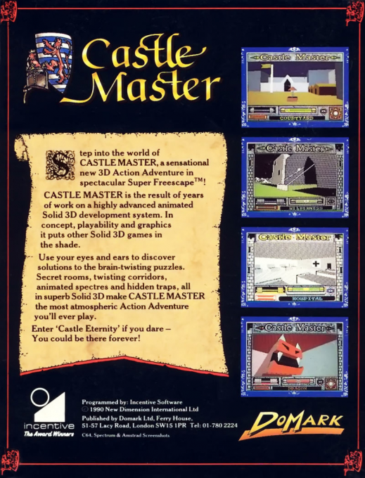 Castle Master — box-2D-back (EU)
