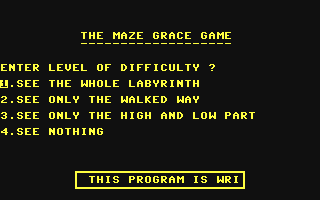 The Maze Graze Game — sstitle (WOR)