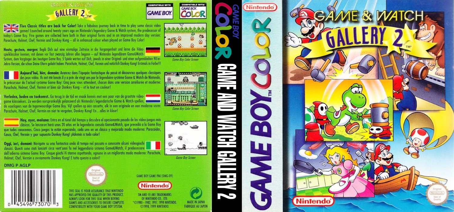 Game & Watch Gallery 2 — box-texture (EU)
