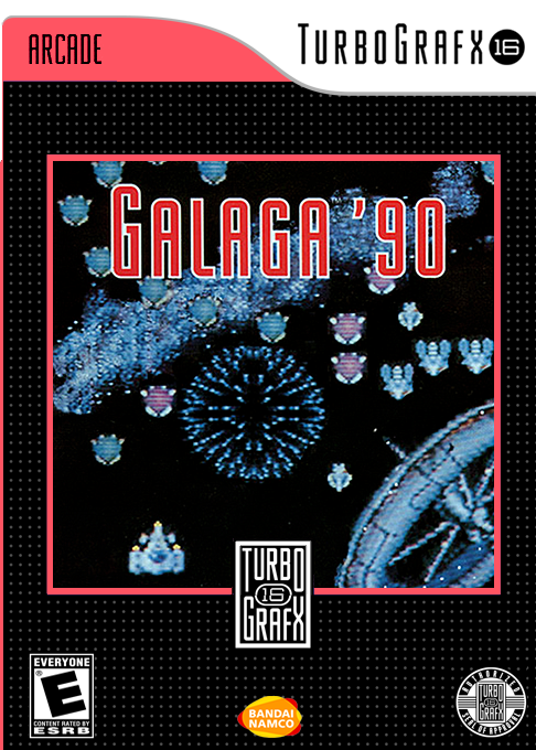 Galaga '90 box art