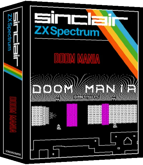 Doom Mania — box-3D (SS)