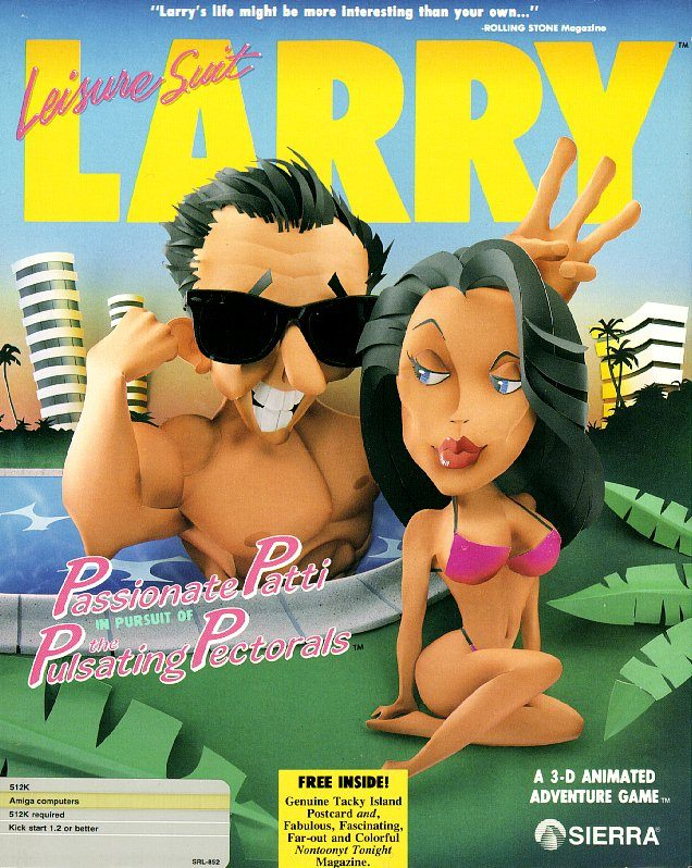 Leisure Suit Larry III - Passionate Patti in Pursuit of the Pulsating Pectorals box art