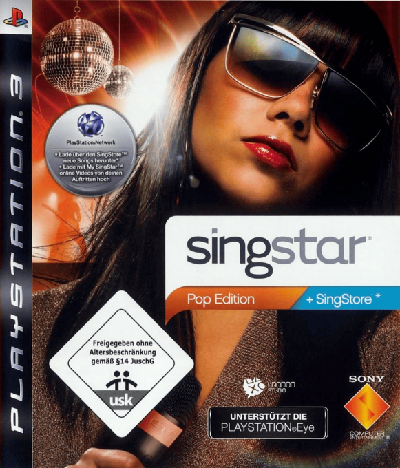 SingStar Pop Edition box art
