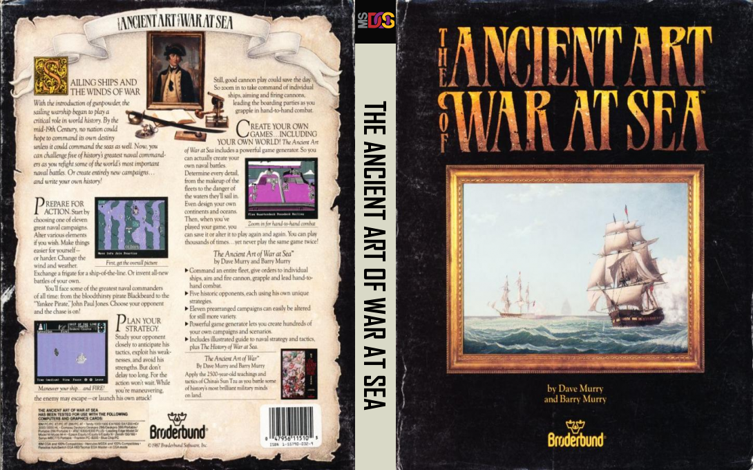 Ancient Art Of War At Sea, The — box-texture (US)