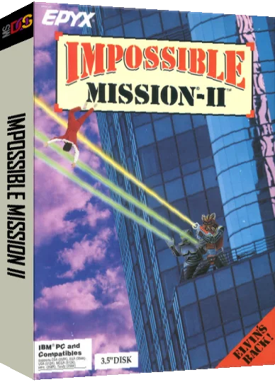 Impossible Mission 2 — box-3D (US)