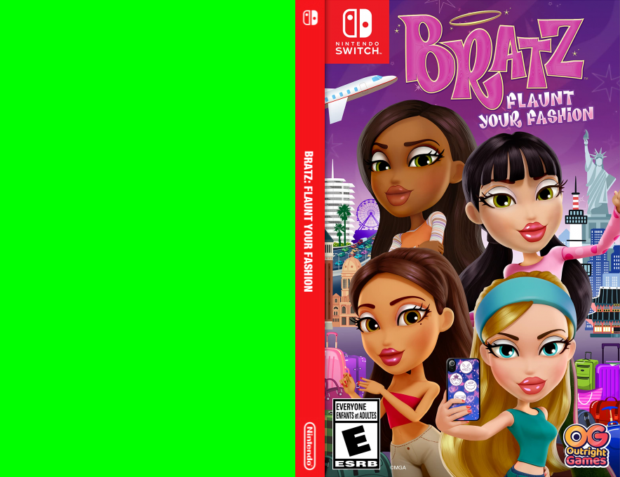 Bratz - Flaunt Your Fashion — box-texture (US)
