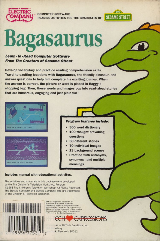 Bagasaurus — box-2D-back (US)
