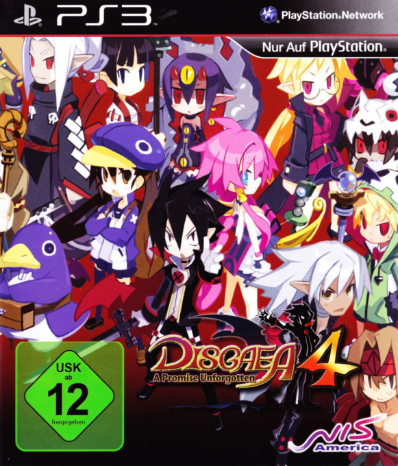 Disgaea 4 - A Promise Unforgotten — box-2D (DE)