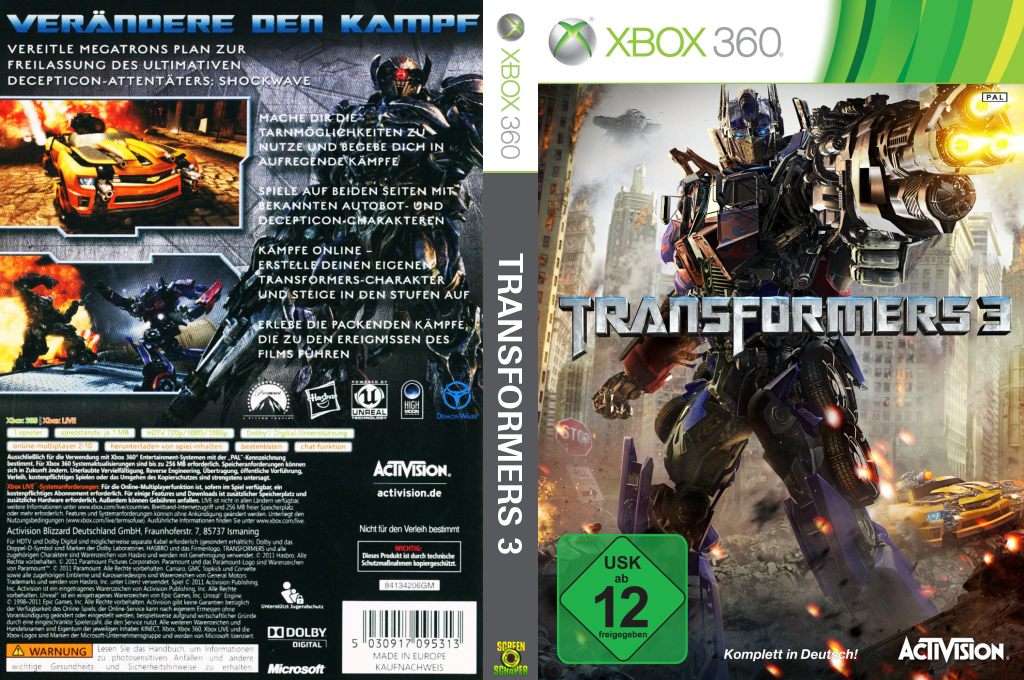 Transformers - Dark of the Moon — box-texture (DE)