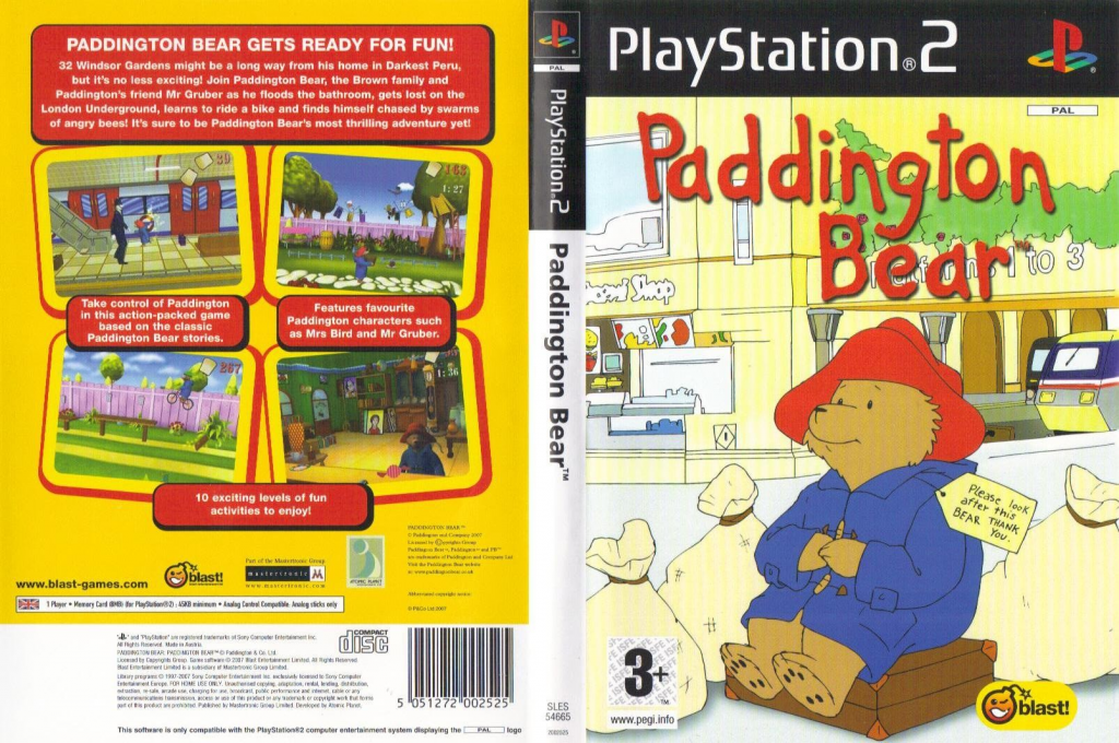 Paddington Bear — box-texture (EU)