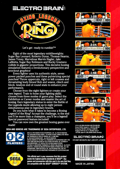 Boxing Legends Of The Ring — box-2D-back (US)