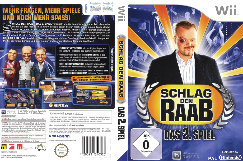 Schlag den Raab : Das 2. Spiel — box-texture (DE)
